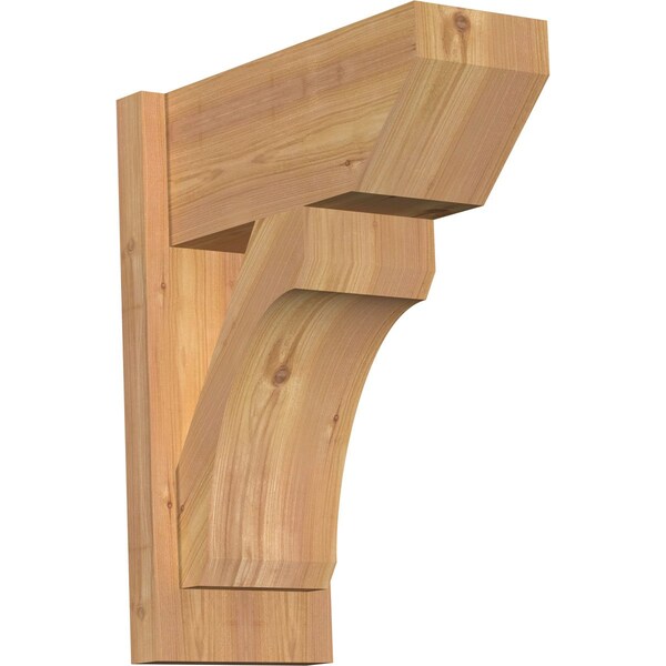 Ekena Millwork Legacy Slat Smooth Outlooker, Western Red Cedar, 7 1/2"W x 16"D x 20"H OUT08X16X20LEC06SWR - main